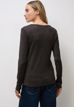 Glitzerndes Langarmshirt