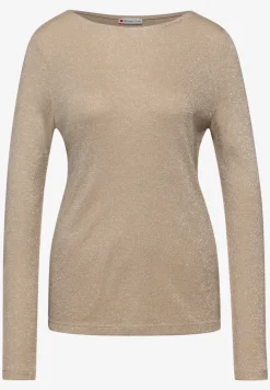 Glitzerndes Langarmshirt