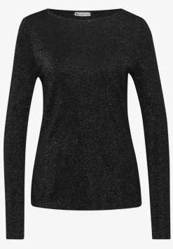 Glitzerndes Langarmshirt