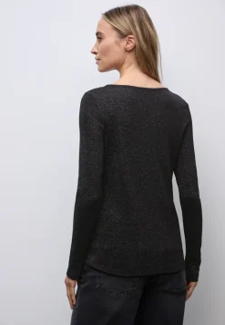 Glitzerndes Langarmshirt