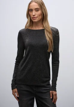 Glitzerndes Langarmshirt