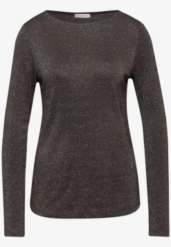 Glitzerndes Langarmshirt