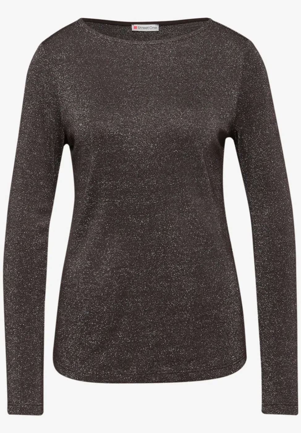 Glitzerndes Langarmshirt
