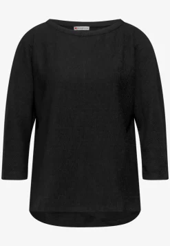 Glitzerndes Strukturshirt