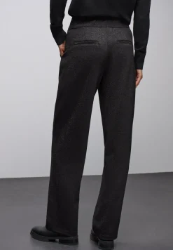 Glitzernde Straight Leg Hose