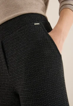 Glitzernde Wide Leg Hose