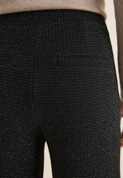 Glitzernde Wide Leg Hose