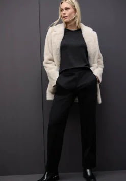 Glitzer Strick-Look Shirt