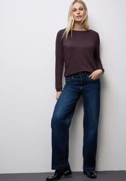 Glitzer Strick-Look Shirt
