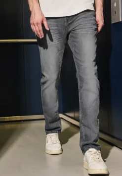 Graue Regular Fit Jeans
