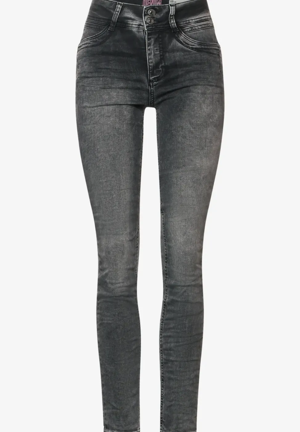 Graue Slim Fit Jeans