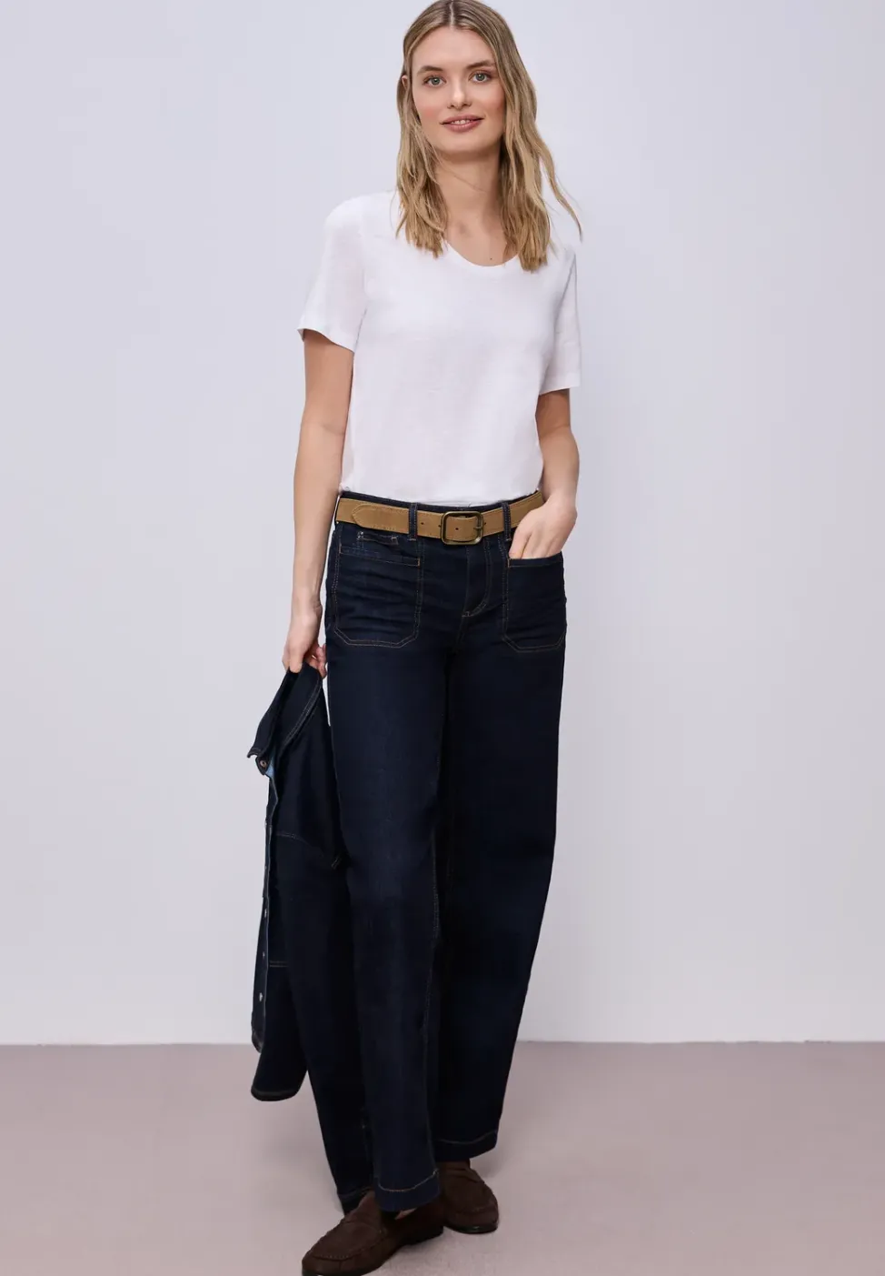 Gürtel aus Velours im Boho-Look