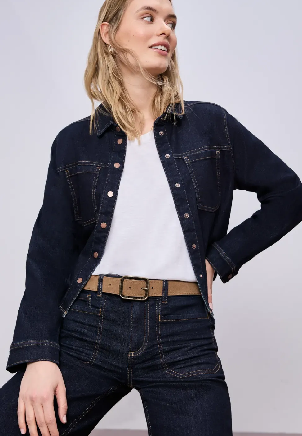 Gürtel aus Velours im Boho-Look