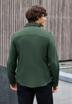Hemd mit Piqué Struktur