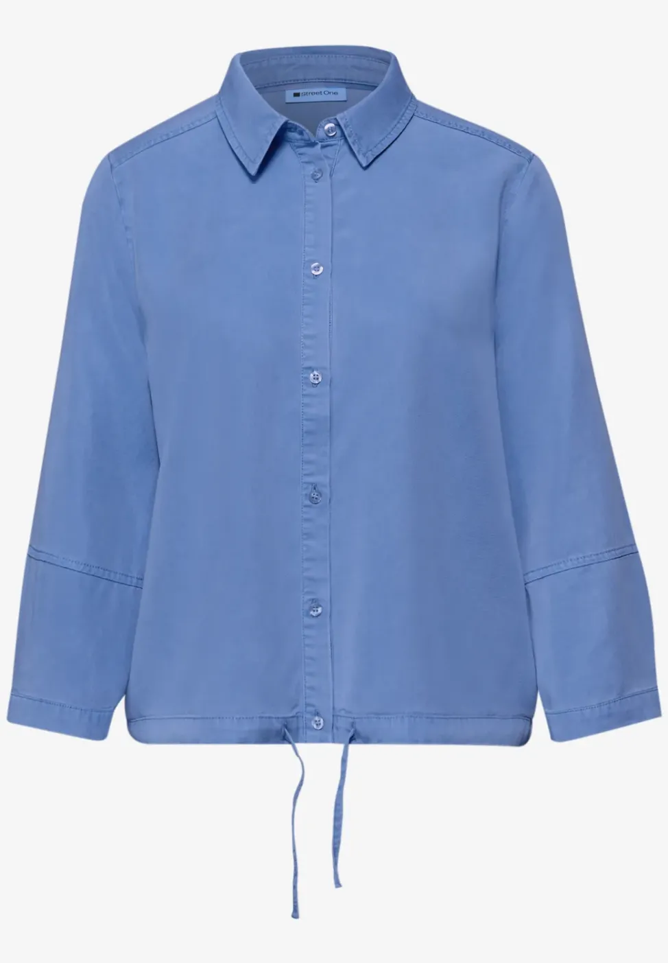 Hemdbluse im Washed-Look