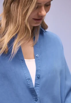 Hemdbluse im Washed-Look