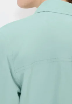 Hemdbluse in Unifarbe