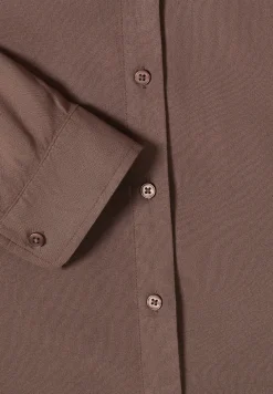 Hemdbluse in Unifarbe