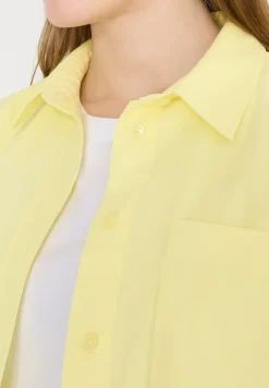 Hemdbluse in Unifarbe