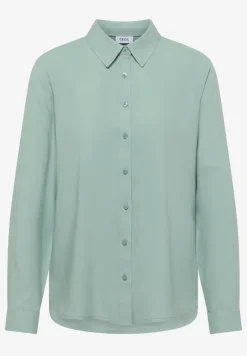 Hemdbluse in Unifarbe