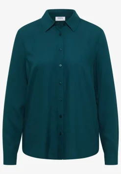 Hemdbluse in Unifarbe
