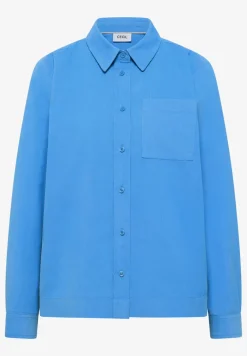 Hemdbluse in Unifarbe