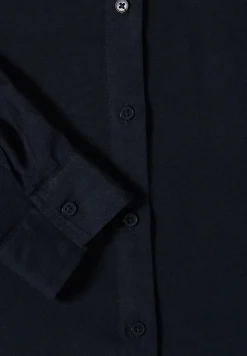 Hemdbluse in Unifarbe