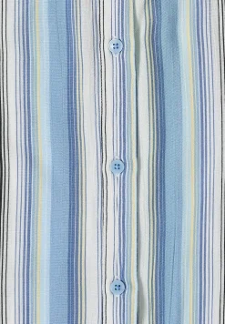 Hemdbluse mit Streifen und Knoten