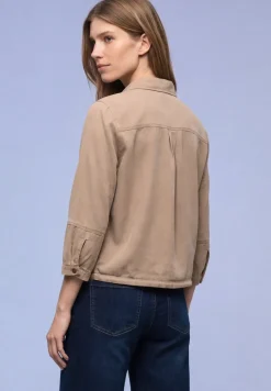 Hemdbluse im Washed-Look