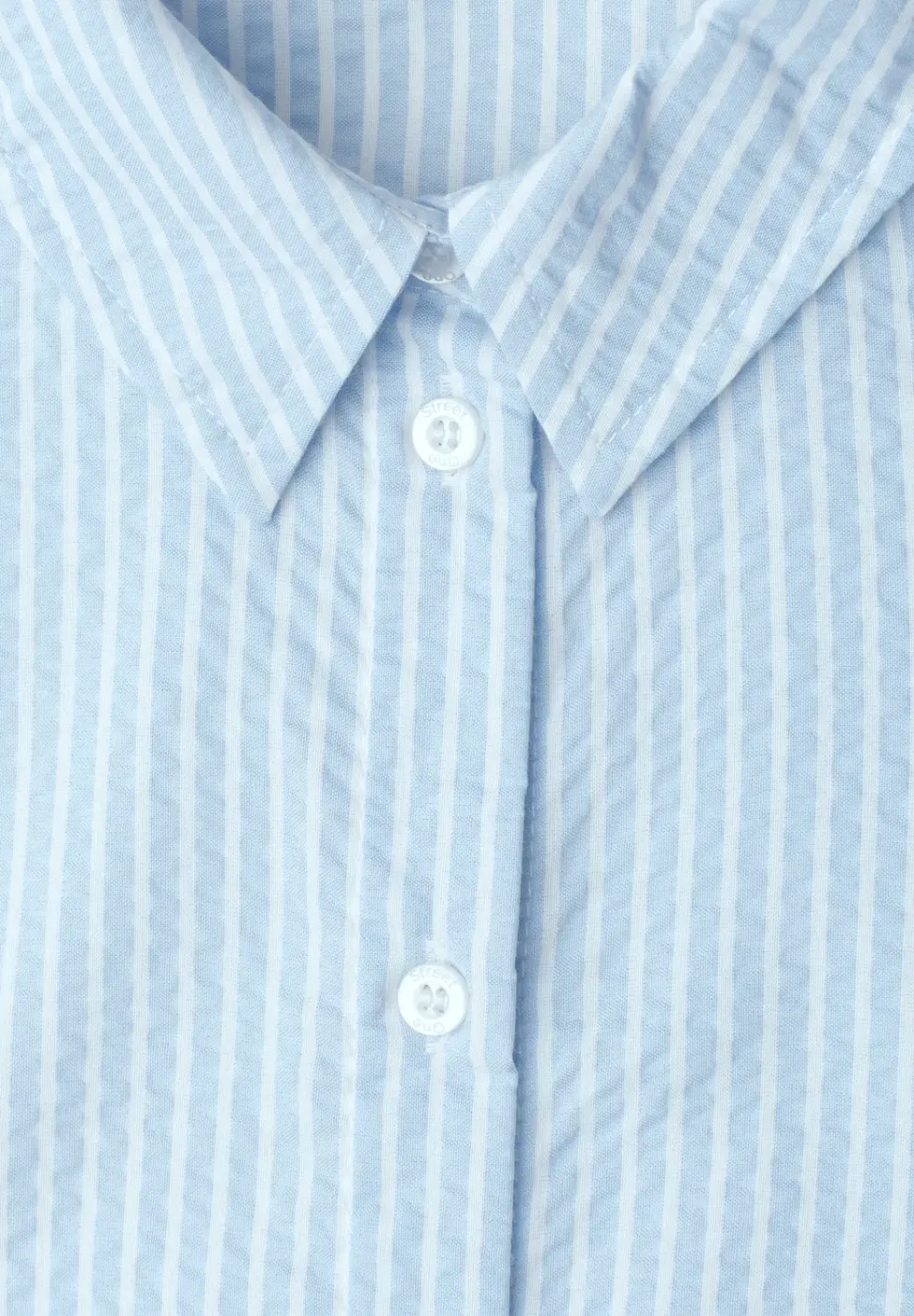 Hemdbluse in Seersucker-Qualität