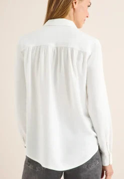 Hemdbluse in Unifarbe
