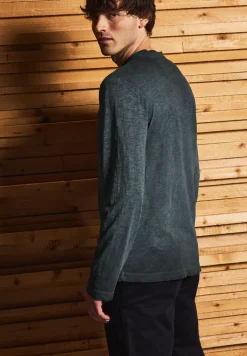 Henley Langarmshirt