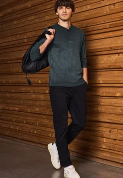 Henley Langarmshirt