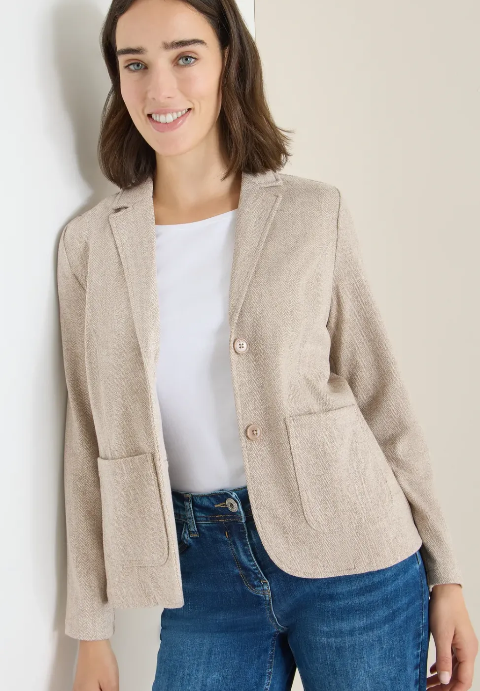 Herringbone Blazer