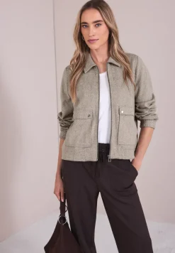 Herringbone Blouson