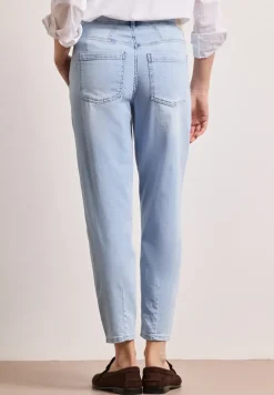 High Waist Barrel Leg Jeans im Loose Fit