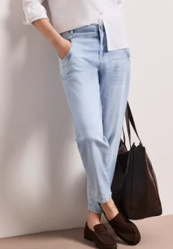 High Waist Barrel Leg Jeans im Loose Fit