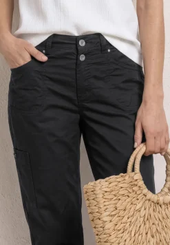 High Waist Barrel Leg Hose