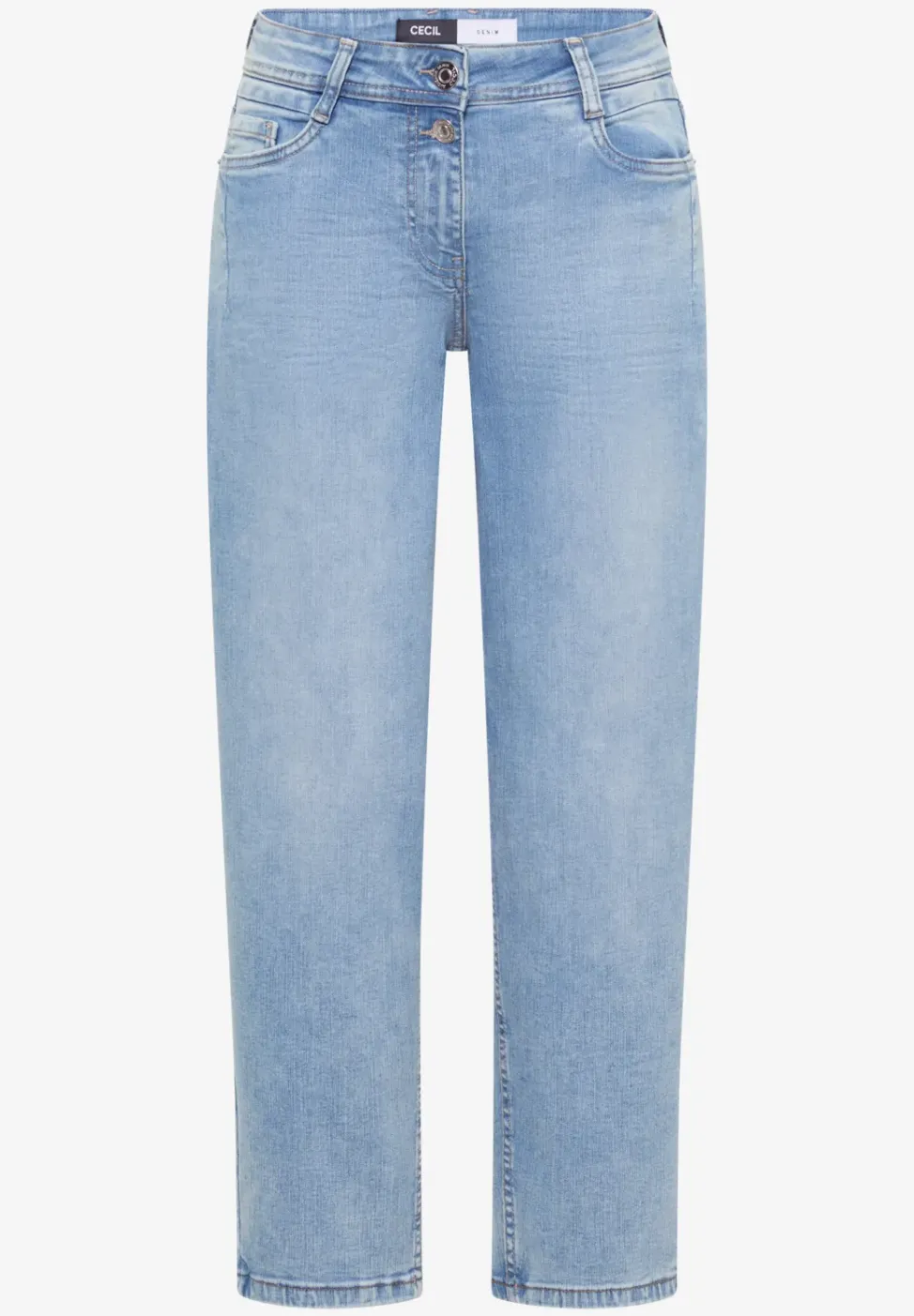 High Waist Barrel Leg Jeans im Loose Fit