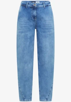 High Waist Barrel Leg Jeans im Loose Fit
