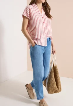 High Waist Barrel Leg Jeans im Loose Fit