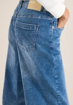 High Waist Barrel Leg Jeans im Loose Fit