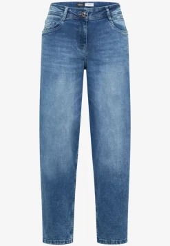 High Waist Barrel Leg Jeans im Loose Fit