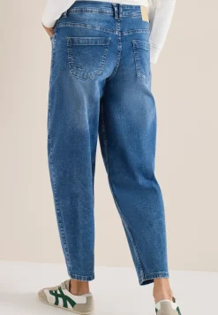 High Waist Barrel Leg Jeans im Loose Fit