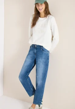 High Waist Barrel Leg Jeans im Loose Fit