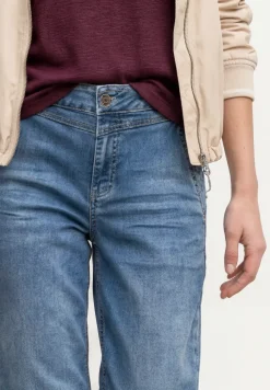 High Waist Barrel Leg Jeans im Loose Fit