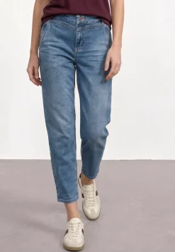High Waist Barrel Leg Jeans im Loose Fit
