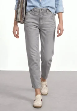 High Waist Barrel Leg Jeans im Loose Fit