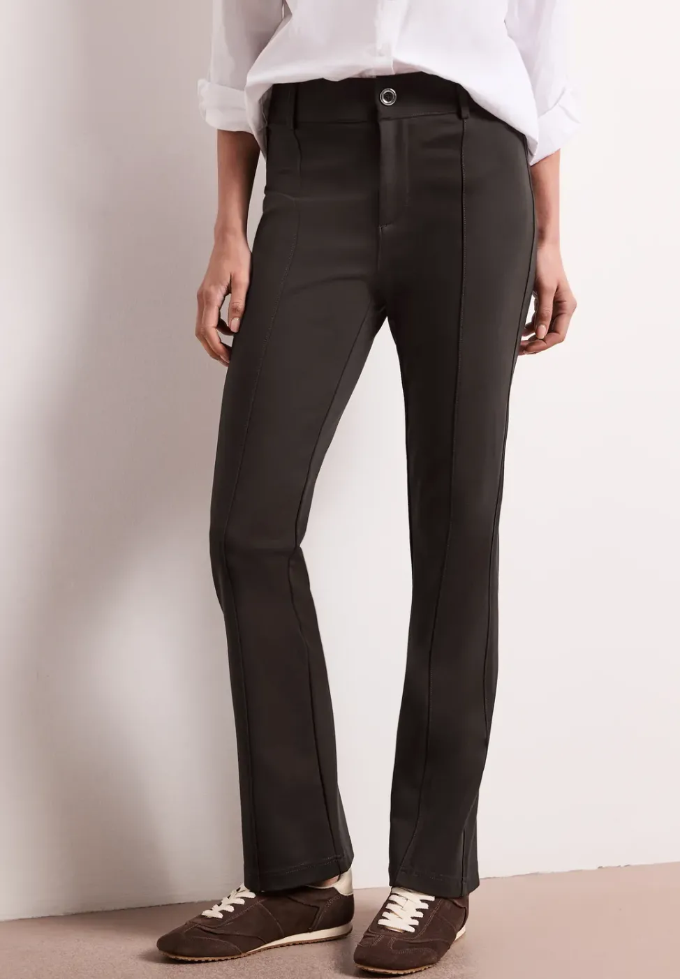 High Waist Bootcut Hose im Skinny Fit