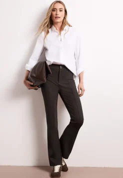 High Waist Bootcut Hose im Skinny Fit